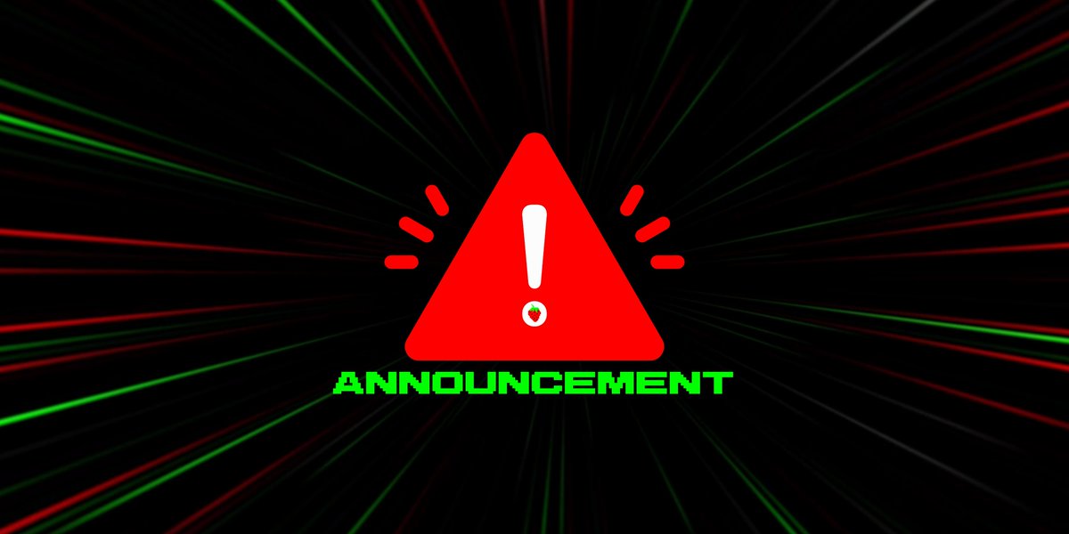 We want to update you on what’s been happening with the MAINNET and with the AGENTS. It’s been a wild ride, and we’ve learned a lot along the way.

🍓What Happened?
When we launched, the orchestration of agents worked perfectly in our dev environment. But as soon as we went live,