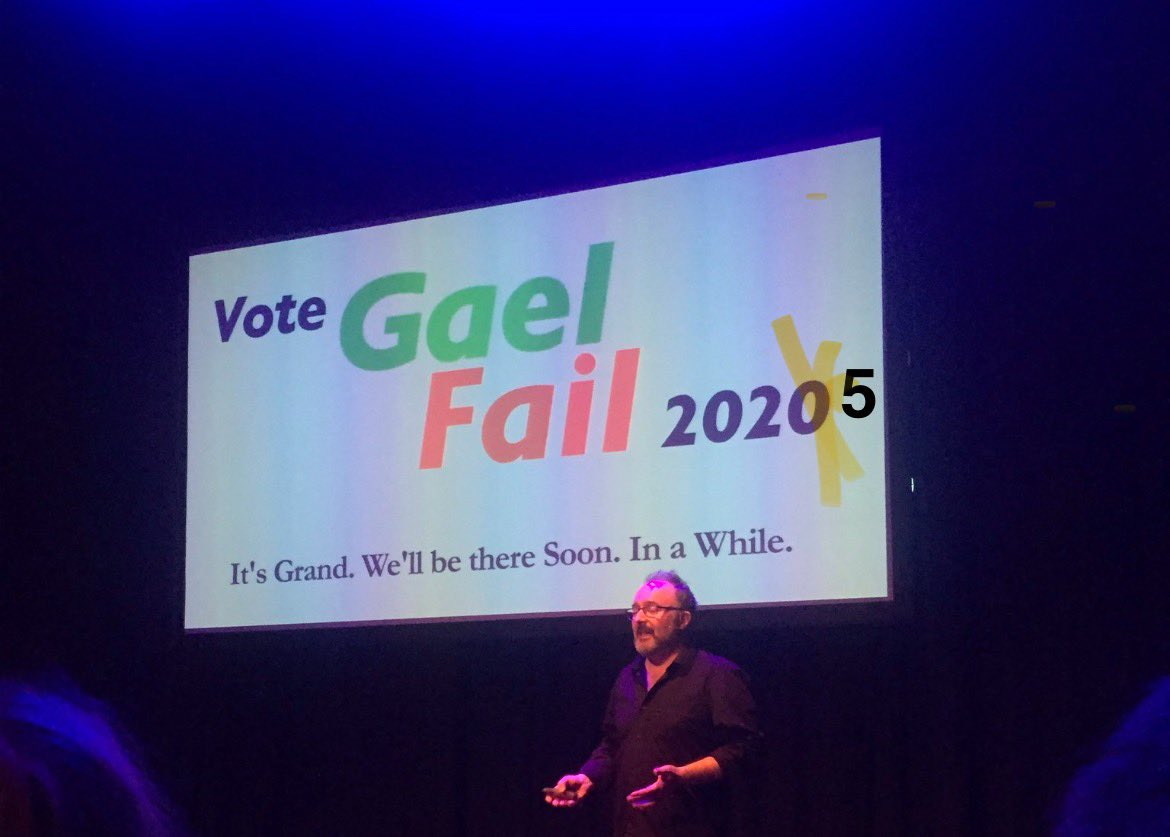 paddycullivan's tweet photo. In what country can an election campaign take three weeks but coalition negotiations between the same two parties that made up the last government take months into the new year? It would be funny if it wasn’t so tragic. 🙄 https://t.co/BYusRW860K