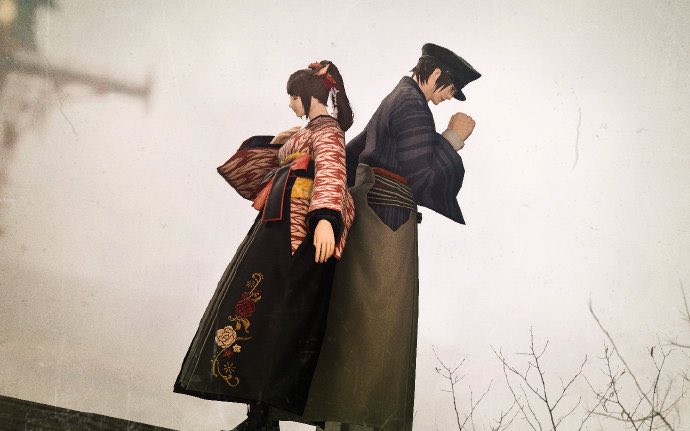 echoblooms's tweet photo. THESE are the taisho roma inspired outfits as far as i’m aware https://t.co/LqwlY2Jb2r