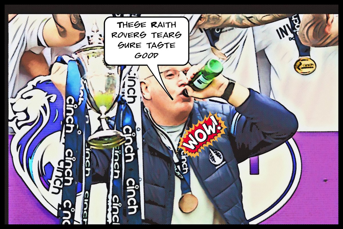 Falkirkdaft's tweet image. Hey @RaithRovers we don’t really do cartoons, we are more comic book guys

Enjoy your trip back to Kirkcaldy 👍🏻