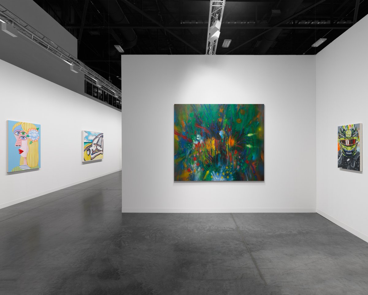 AlmineRech's tweet photo. Come and visit our #boothD20 see our group exhibition, featuring works of Estates and artists, until Tomorrow, December 8, 2024. https://t.co/OBdW2Kyc9i