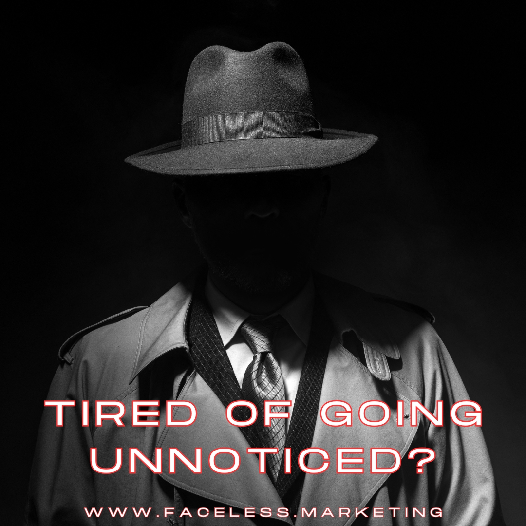 Tired of going unnoticed? Faceless Marketing can take you from “Who’s that again?” to “How did we miss this?” Let’s create something unforgettable.
#Marketing #Branding #DigitalMarketing #Growth #Innovation #Strategy #Success #Advertising
faceless.marketing