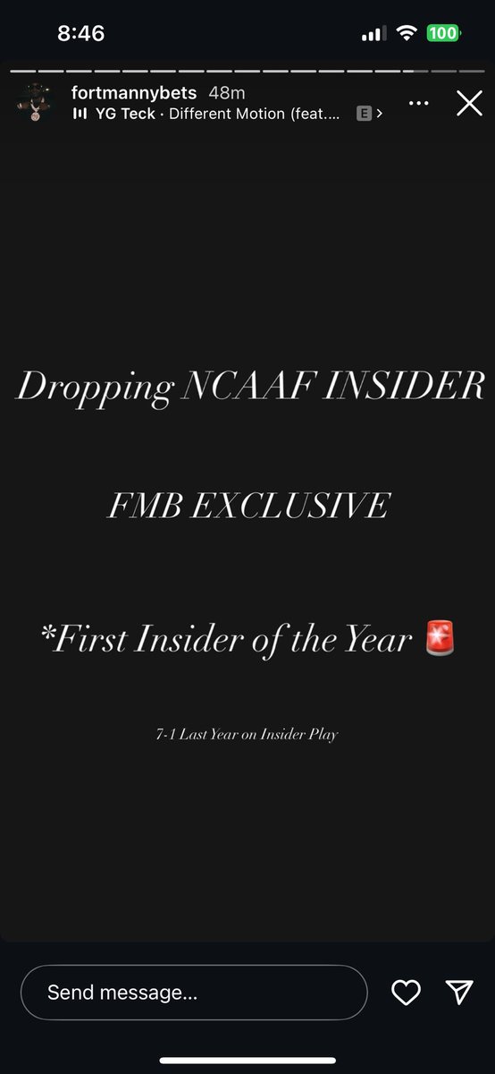 Professorcashes's tweet photo. 🚨 FMB EXCLUSIVE INSIDER INFO PLAY OF THE YEAR 🚨

THIS IS A GAME YOU ABSOLUTELY DO NOT WANT TO MISS 😍

I HAVE NEVER SEEN FMB LOSE A GAME OF THE YEAR ‼️

MESSAGE ME TO LOCK IN 💪🏽💪🏽

https://t.co/L3ATKWJZLx

#FMB #fmbexclusive #sportcapper https://t.co/lvkdpJLY66