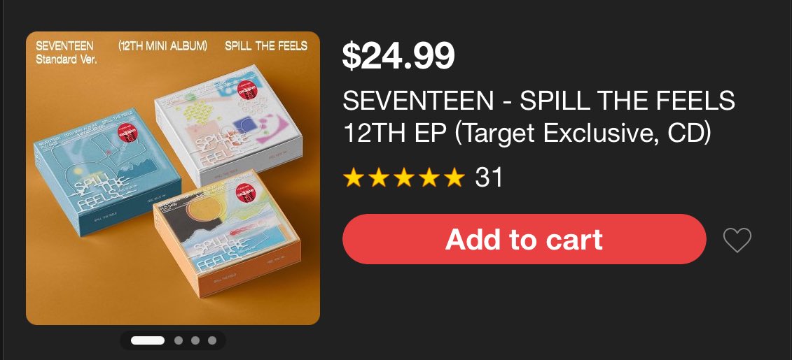 NingProxyHelp's tweet photo. Seventeen Spill The Feels Target Exclusive Buying Proxy (includes Target &amp; US Exclusive Photocards) 

DM to buy 

✅ ship inclusions only OK
➡️ low proxy fee
PAYPAL G&amp;S

세븐틴 에스쿱스 정한 조슈아 준 호시 원우 우지 디에잇 민규 도겸 승관 버논 디노 앨범  판매 교환 일괄 포카 양도 https://t.co/fgSLx8jDe4