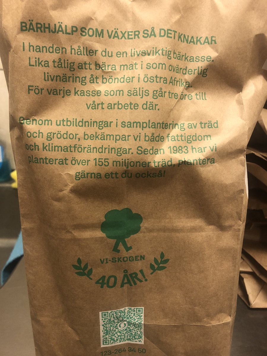 Caroline Vicini (@carolinevicini) on Twitter photo Got some stuff from <a href="/CoopSverige/">CoopSverige</a> and notice on the bags a text encouraging Swedish customers to donate to tree planting though <a href="/ViAgroforestry/">Vi Agroforestry</a> in UG, TZ & KE. 155 million trees 🌳 planted since 1983! Got some stuff from <a href="/CoopSverige/">CoopSverige</a> and notice on the bags a text encouraging Swedish customers to donate to tree planting though <a href="/ViAgroforestry/">Vi Agroforestry</a> in UG, TZ & KE. 155 million trees 🌳 planted since 1983!