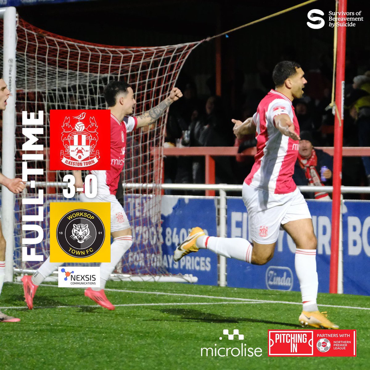 FT’ A crucial win in the top half of the table! 💪

🔴3-0🔵
#OneTownOneClub