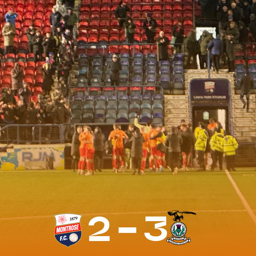 FULL TIME: Montrose 2-3 ICTFC