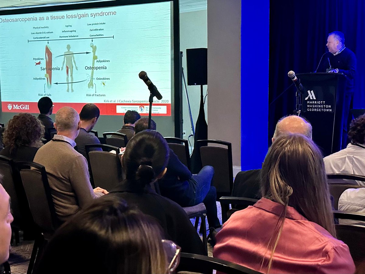 SCWDnews's tweet image. Advancing #sarcopenia diagnostics with cutting-edge methods: muscle power assessments, D3Cr #musclemass measurements, AI in imaging, and emerging biomarkers. Stay tuned as research bridges the gap to clinical practice during Session K at #SCWDconference2024. 
#Cachexia
