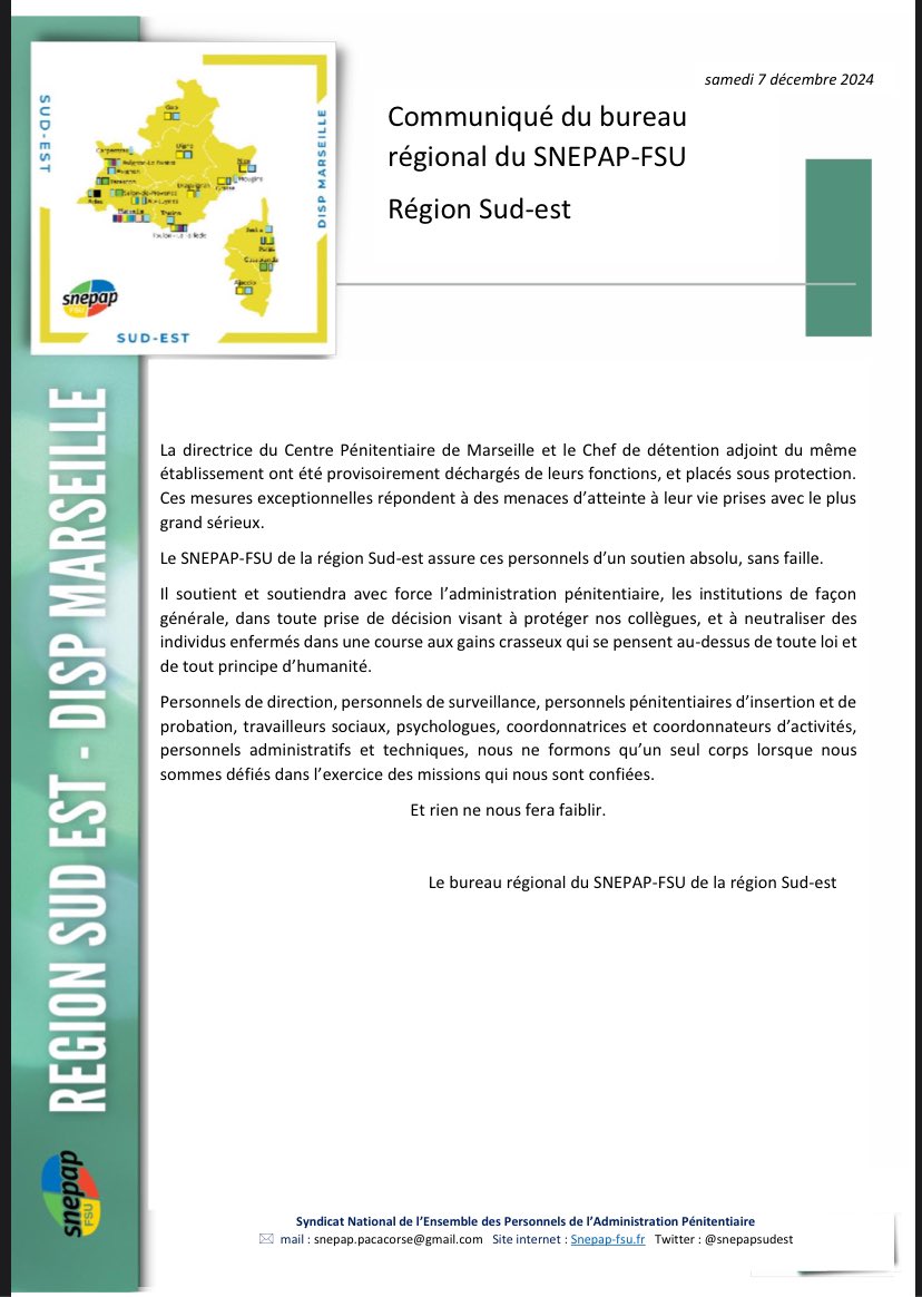 SNEPAP-FSU Sud Est tweet media