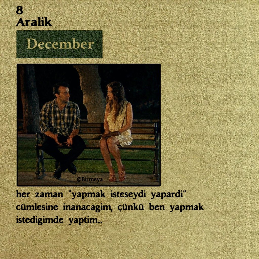 8 Aralık.