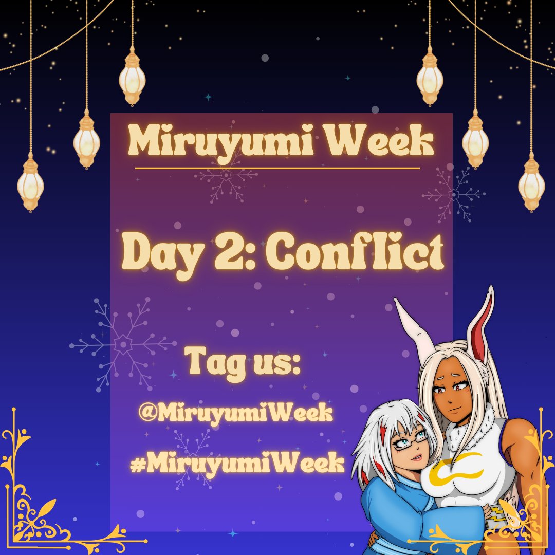 MiruyumiWeek's tweet photo. Day 2 is here! Your prompt: Conflict! https://t.co/j6UsHQqZVt