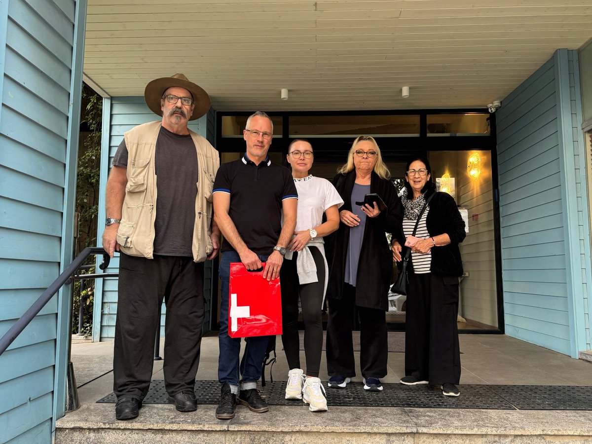 Today in Shavei Tzion in northern Israel, I met w/ #Swiss evacuees from border towns &amp; kibbutzim, who had to leave their homes &amp; everything behind almost 14 months ago due to Hezbollah attacks, to show my #solidarity &amp; listen to their stories of loss, despair &amp; hope for #peace.