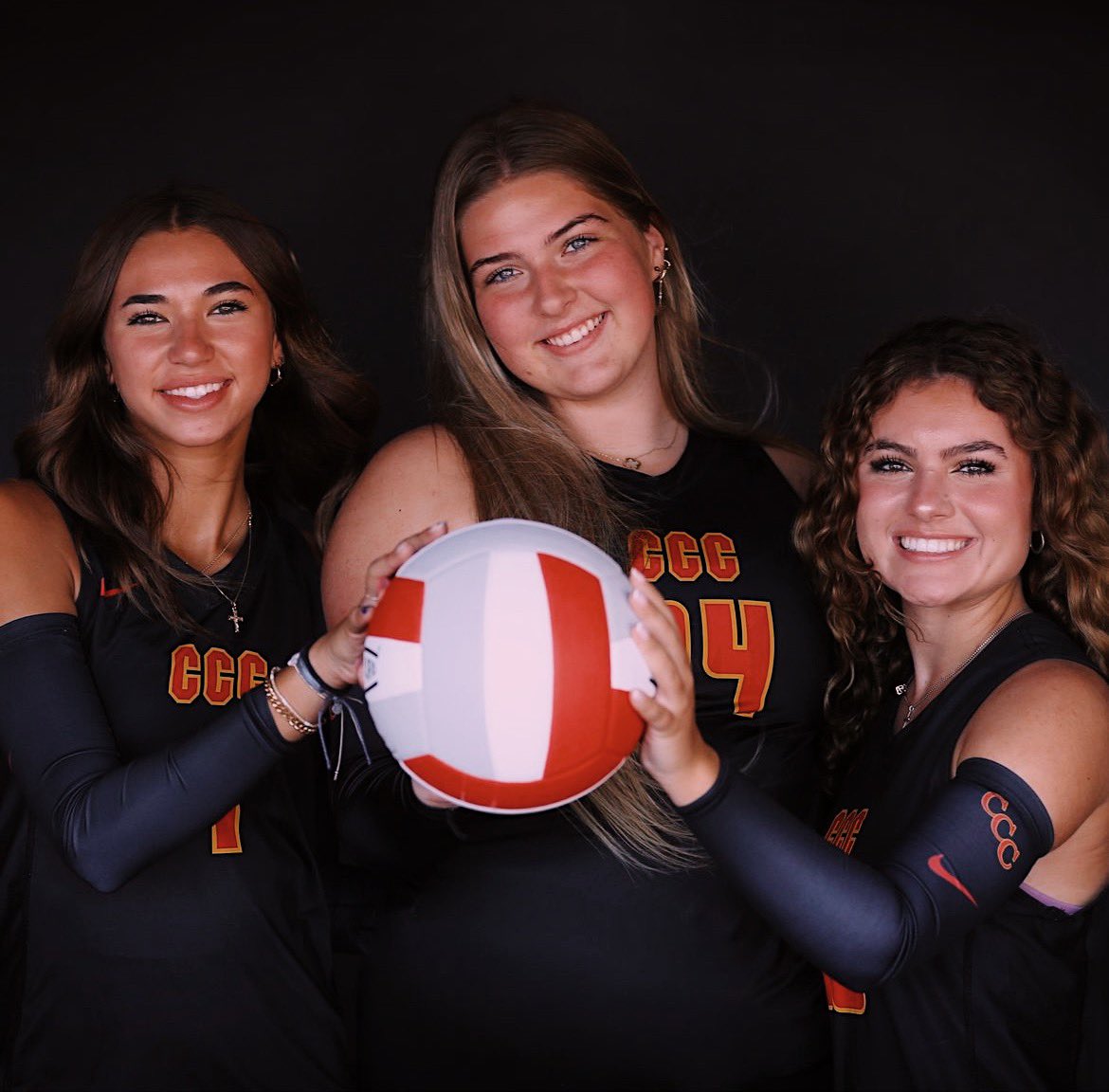 CCCVolleyball's tweet photo. Good luck to Myah, Bella and Josie today playing in the Pinellas County AllStar Match. Come watch at 1:00 at Calvary. @CCCMarauders https://t.co/9RiJzIURM4