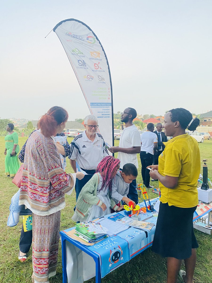 YoungEngneersUG's tweet photo. Exciting showcase! Young Engineers Uganda is exhibiting STEM & Robotics projects at Stoneridge School's End of Term Parents' Dinner. Celebrating their win & qualification for VEX Robotics World Championship 2025!
#UGRobotics2024 #STEMEducation @YoungEngneersUG @ASIST_Uganda @ugstemrobotics @Stoneridge_Sch