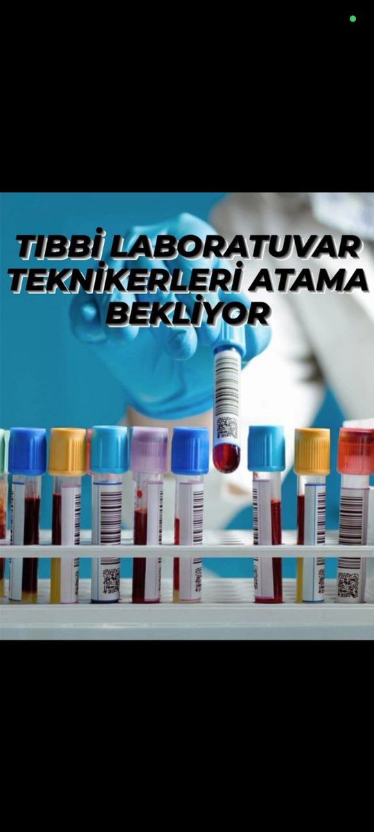 Bekliyoruz...
#TıbbiLaboratuvarAtamaŞart