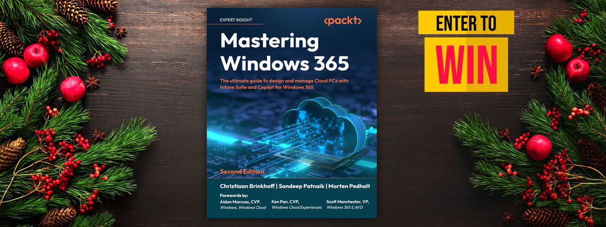 🎁 📚 Win a free #W365 / #Intune book?! Share, like this post, and place a comment ⤵️ below this post and you are in to win our new book. We announce the winner soon after!

In daylight of the holidays and appreciation of our community we are giving away some books. You can find