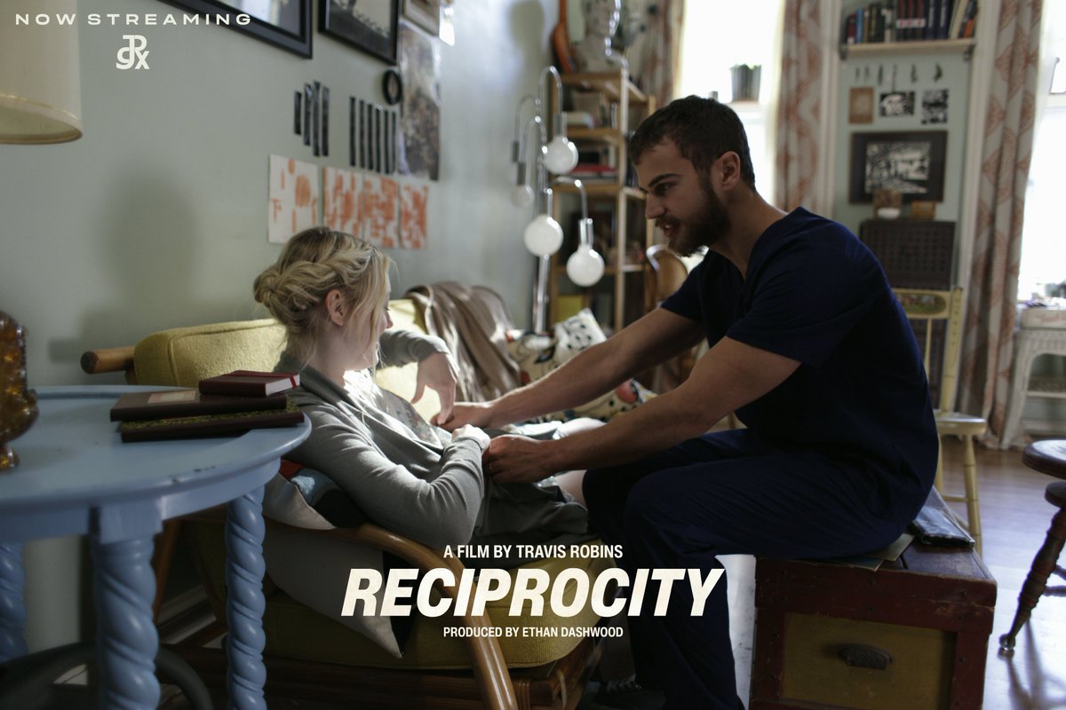 Dakota Fanning and Chasen Jennings make the perfect couple as Odette and Logan in #ReciprocityJCPx, now streaming on JCP Xtra and screening at limited theaters.