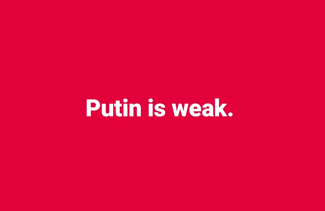 OlenaWave's tweet photo. @realDonaldTrump #Putin is weak.

He was unable to defend #Assad and maintain his influence in the region. There is no need to give him concessions regarding #Ukraine. 
The Russians should run from Ukraine as they are running from #Syria now.
@realDonaldTrump https://t.co/nb3CT8T38S