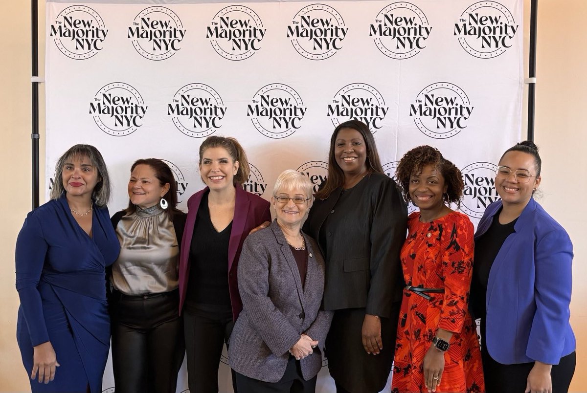 TishJames's tweet photo. It was great to join the @NewMajorityNYC’s #MomentumNYCSummit today to celebrate the power of women in politics and talk to the next generation of women leaders. https://t.co/1B9dUlqJ7i