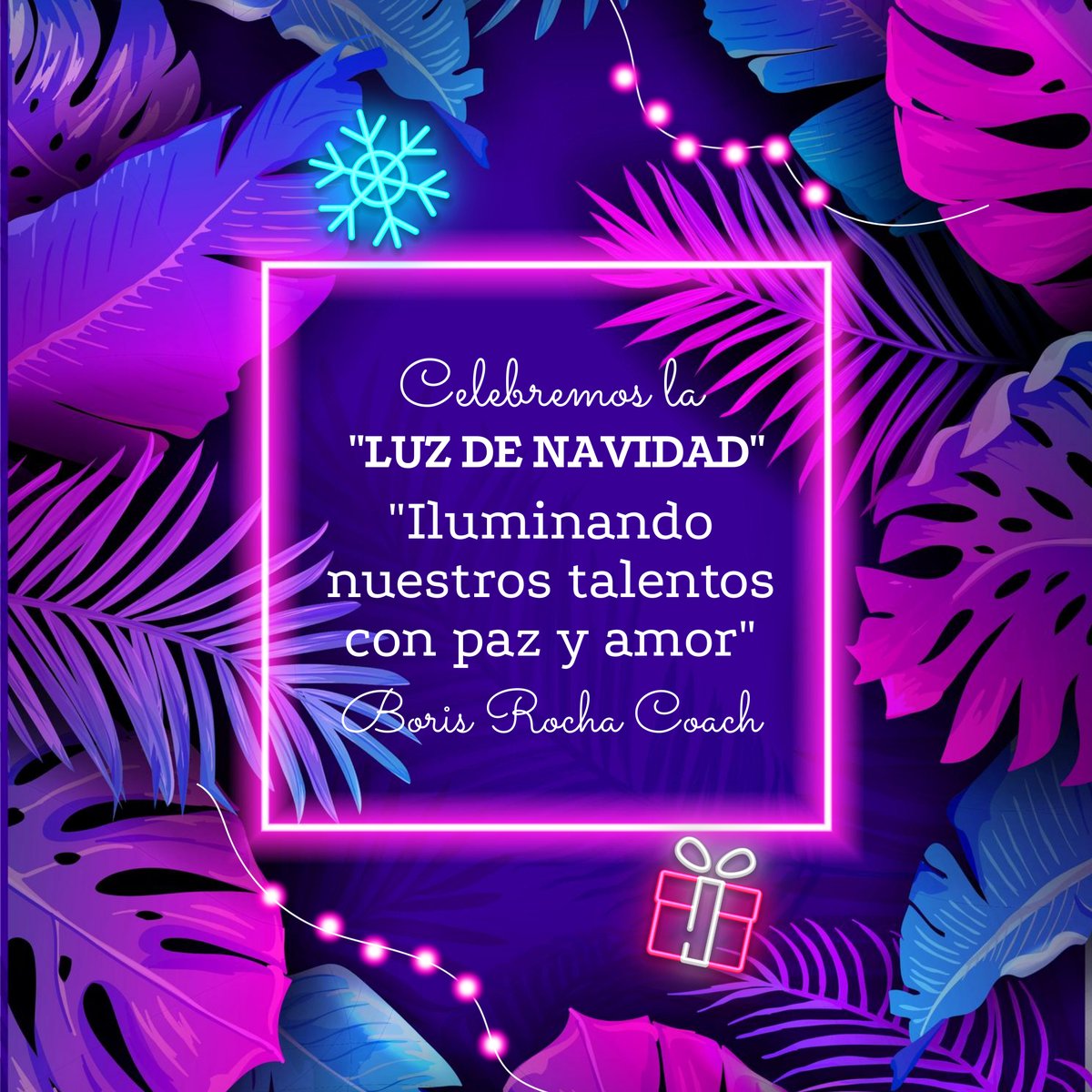 Borisroche's tweet image. “FELIZ DÍA DE VELITAS 2024”  

Que la luz de la Navidad ilumine y potencie cada uno de sus maravillosos talentos hoy y siempre.  

Luz y su fuerza para agradecer por la salud, el amor, el bienestar y la prosperidad para todos y cada uno.  
#talentos #borisrochacoach #liderazgo