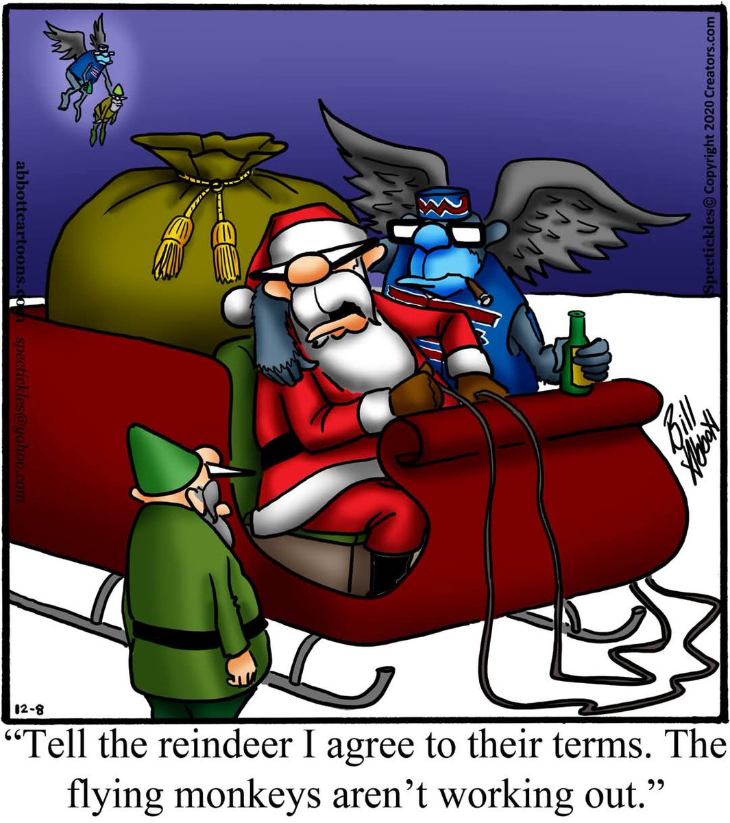 HPL_JDeLaughter's tweet photo. ⛄️The Christmas Santa tried to use non-union labor, scabs, free-riders from, "The Wonderful Land of Oz;" somehow it didn't fly...🎨Art: Bill Abbott⛄️#TheWizardOfOz #LFrankBaum #SantaClaus #Elves #Xmas #NonUnion https://t.co/r5WXzTNTXA