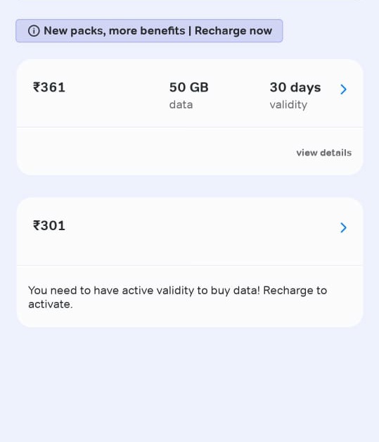 Offensive_guy1's tweet photo. @airtelindia You removed existing validity plan's to 30 days and giving unnecessary offer which we don't use, it is a daylight robbery.
What the hell is new packs, more benefits 
There is no benefits it is only scam.
Fu*k off you scammer's 🤬🤬
You as*holes looting customer's. https://t.co/uWkAmlN1De