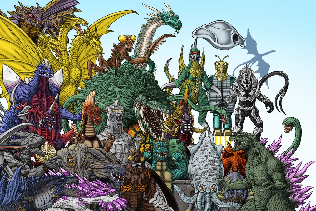 ¿Querés saber cuál Kaiju de la franquicia de Godzilla sos según tu mes de nacimiento? No busques más, acá está la respuesta!!
En qué baso mis conclusiones? En absolutamente nada, es todo chamuyo que me acabo de inventar.
 
Pasen y vean 🧵🧵