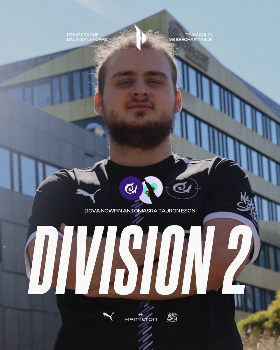 FROM STARTER TO DIVISION 2 💥

LA PREMIÈRE ÉQUIPE ENTIÈREMENT ROMANDE EN ERL2 ! #WeAreSolid