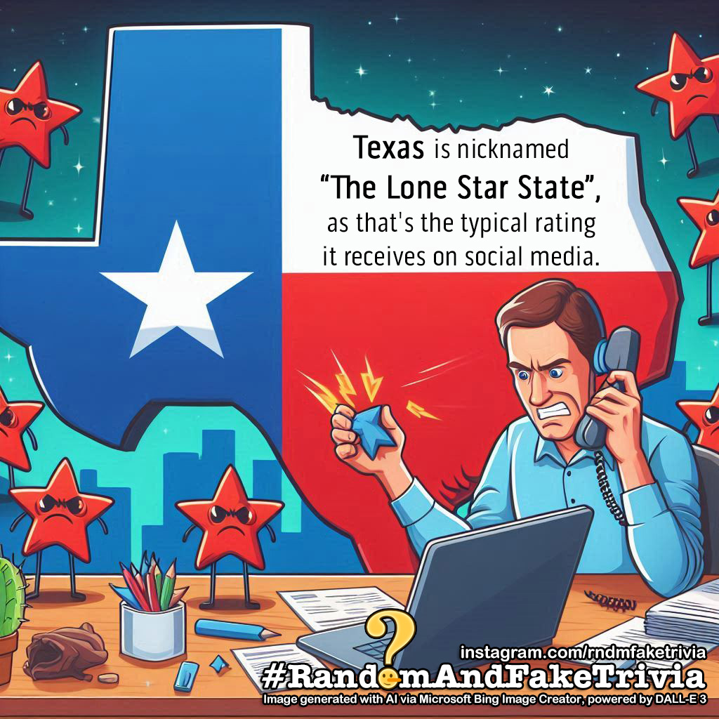 Random (and Fake!) Trivia tweet media