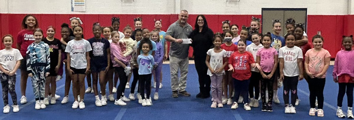We’re excited to keep putting our inaugural ball donations to work for meaningful programs and projects in Derby. We’re thrilled to announce that $500 has been donated to Derby Pop Warner Cheerleading to help fund their trip to Disney to compete for the National Title!
