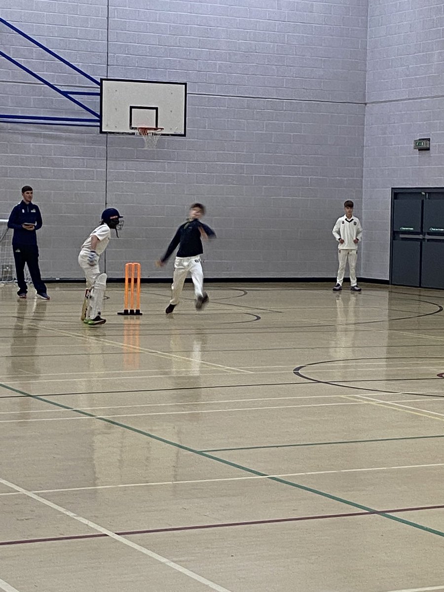 DFCALtd's tweet photo. Week 10 action of our #DFCA #BYCL Under 15s Indoor Cricket League! 
Game 3: @RockhamptonRams vs @FrenchayCC 
#IndoorCricket #Fun #development #outsideofschool #social #team https://t.co/j6nKeHocJX