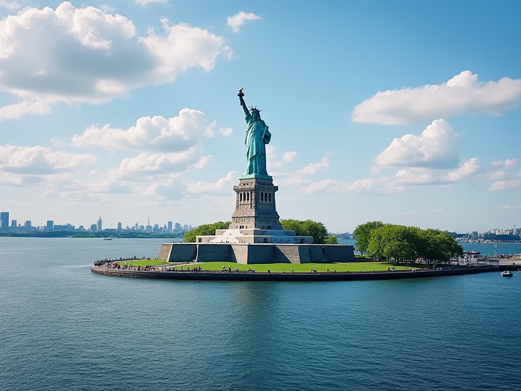 CascadeTravel's tweet photo. 👀 Here are 10 facts that you should know about the Statue of Liberty! 🇺🇸 

1. France's Ultimate Friendship Gesture: A colossal gift from across the Atlantic!  #TrendingHistory

2. Bartholdi & Eiffel's Dream Team: Two legends, one breathtaking monument!  #ArtMeetsEngineering

3. Jigsaw Giant: Transported in 350 pieces - imagine putting that back together! #PuzzleChallenge

4. From Copper to Emerald: She's not just green; she's aged like fine wine!  #AgingGracefully

5. Sky-High Majesty: 305 feet of pure awe - she dwarfs the skyline!  #SkyscraperIcon

6. Crown Adventure: 354 steps for a panoramic view - who's up for the challenge? #AdventureAwaits

7. Secret Calendar: Her tablet marks July 4, 1776 - hidden in plain sight!  #HiddenInPlainSight

8. Chains of Freedom: Look down; see the symbol of breaking free from tyranny!  #FreedomAtYourFeet

9. Motherly Inspiration: Could Bartholdi's mom be the face of freedom? A touching tribute!  #MomsOfHistory

10. Eiffel's Inner Strength: An iron skeleton that's stood the test of time against all odds!  #EngineeringMarvels

Experience the legend, don't just visit; feel the pulse of history! #StatueOfLiberty #VisitNYC #HistoryLovers #NYCMustSee #ExploreMore