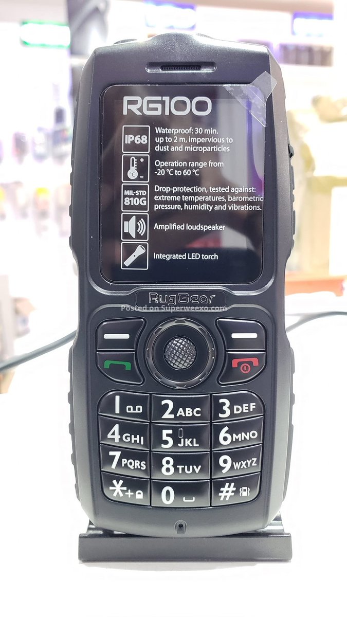 superweexo's tweet image. One of the most rugged button phones yet: RugGear RG100

ORDER IT HERE ⤵️
superweexo.com/new-ruggear-rg…

#buttonphone #phone #basicphone #superweexo