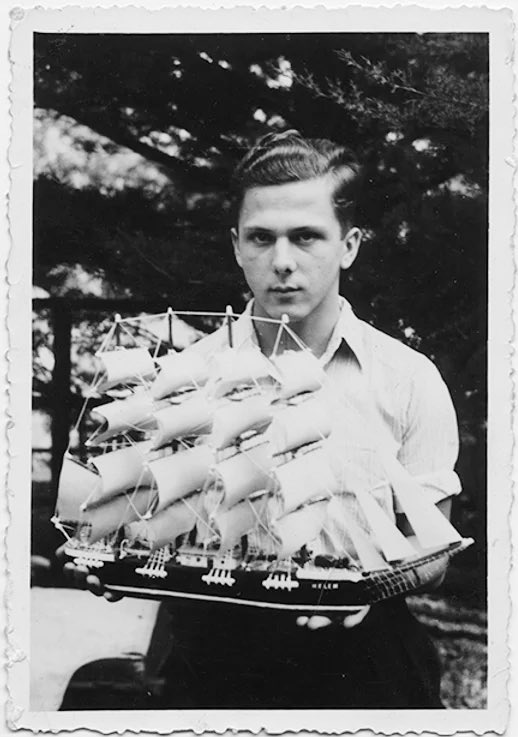 humanpilot's tweet photo. Boy With Model Ship #foundphotos #foundphotography https://t.co/mEGZn7Cxmh