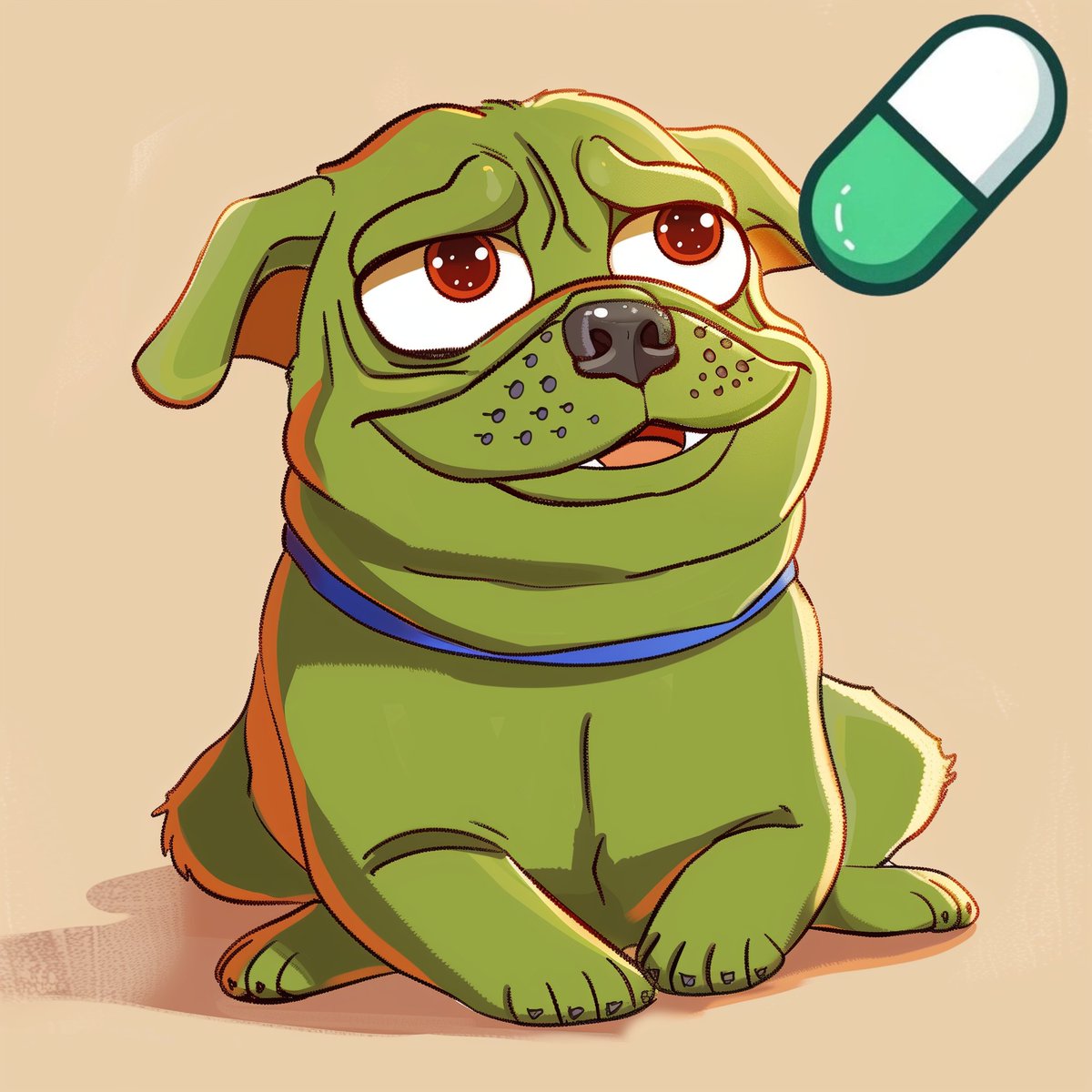 Pedog AI : AI-born baby of Doge and PEPE tweet media