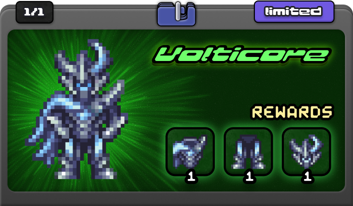Introducing the Volticore cosmetic set.