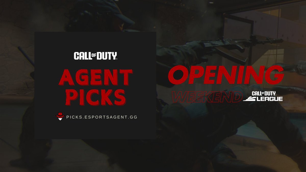 AgentPicksGG's tweet image. Extra special lines have been added to the board

🪖DMG | ⛰️HILL TIME | 🗡️FIRST BLOODS + MORE

picks.esportsagent.gg | #CDL2025