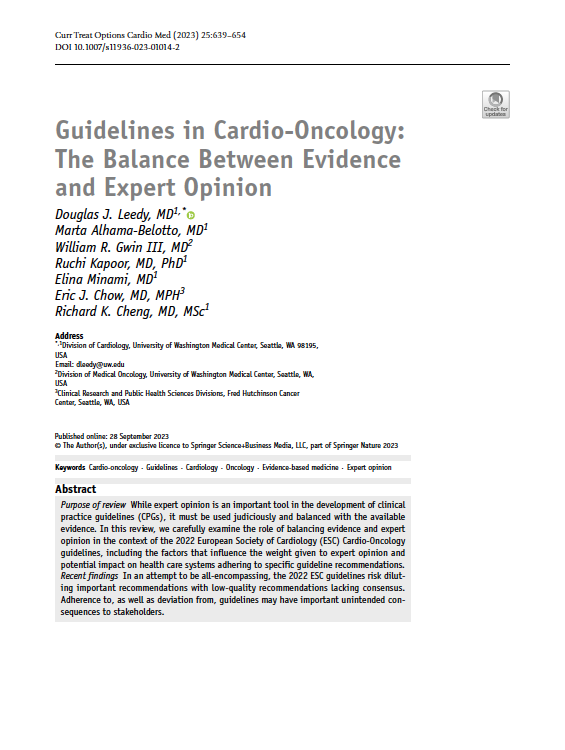 datsunian's tweet photo. #cardioonc has had 🚀rise in interest &amp; science, leading to a plethora of guidelines &amp; consensus statements.

But where do stand on LOE &amp; $/resource effective care?

@djleedy @Richardkcheng2 et al do a deep dive on strengths &amp; gaps &amp; how to fill them.
https://t.co/6SIrbleHDt
2/🧵 https://t.co/isqrrIWtFY