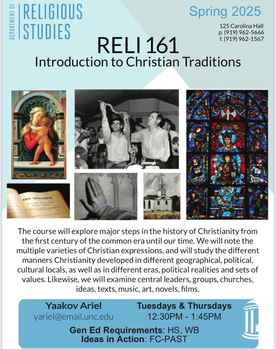 UNC Religious Studies tweet media