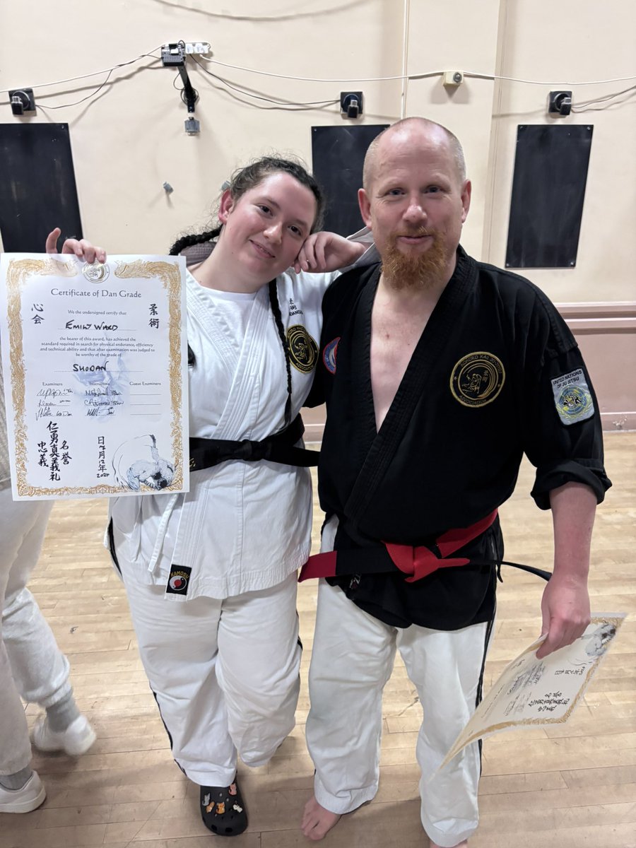 This was my Saturday. Supporting these two at their grading. A new First Dan and a new Fifth Dan in Ju Jitsu.