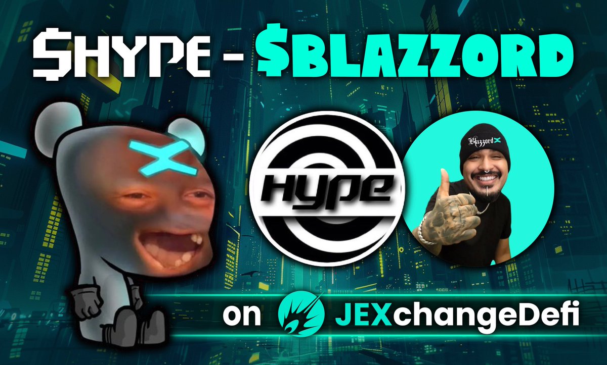 🚀 Yo, check this out! New pool just dropped on @JEXchangeDeFi!

<a href="/PulsarMvX/">ᕈulsar on MultiversX</a> send 333333 HYPE to 100 reactions 

It's $HYPE × $BLAZZORD - where the OG memecoin $HYPE from @lfg_hype teams up with the epic energy of @blazzordNFT. We've tossed in $650 in total liquidity to start this