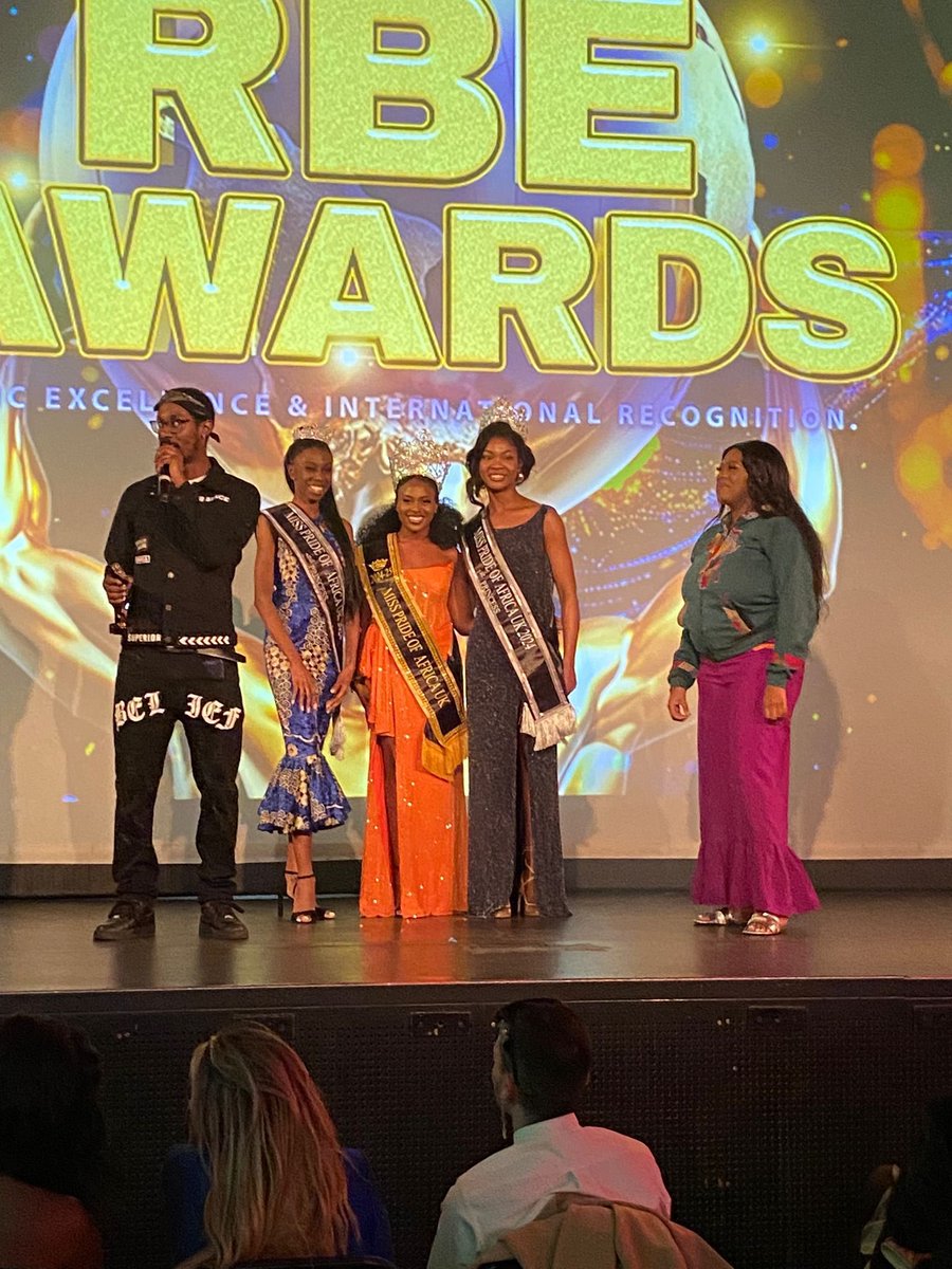 A day after crowning duty called and the Queens had to answer. 
Our reigning Queen &amp; Princesses had the honour of presenting an award at the @rbeawards . 
It was a pleasure and thank you for having us.