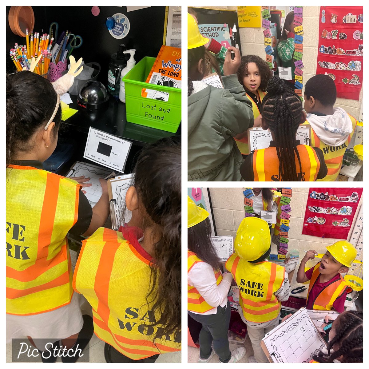 ArlingtonJmcss's tweet photo. ⚠️Work Zone⚠️ Mrs. @caitlynrelder-Young’s 3rd grade ‘Youngsters’ were builders on Friday as they reviewed area & perimeter! #MathIsFun #FutureEngineers @jocie_smiles @ChontelBri30557 @suptking @JMCSchools #MemorableLessons #BestInTN https://t.co/CLNYKG42SF