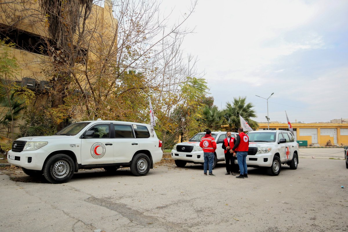 SYRedCrescent's tweet photo. The @SYRedCrescent is ensuring #water supply in #Aleppo, #Syria by providing spare parts for engine repairs and equipment to monitor electrical voltage at the Suleiman Al-Halabi station. Supported by @ICRC. 🚰💧 https://t.co/UzHktJ1CKM