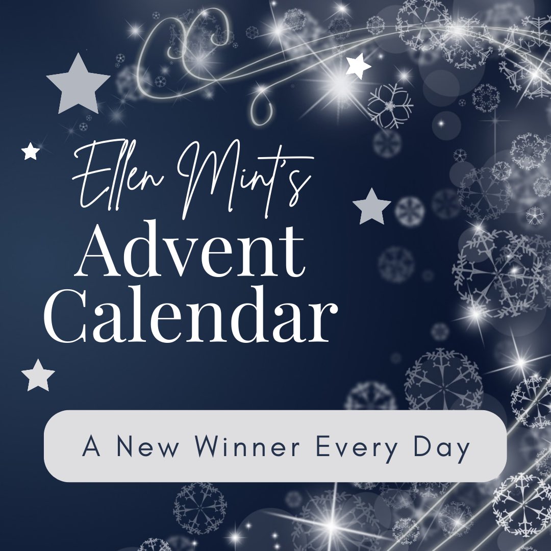 This ADVENT CALENDAR GIVEAWAY has prizes from 25 authors totaling over $525! Enter every day from Dec. 1st-25th! 

ellenmint.blog/advent-calenda… #AdventCalendar #giveaway