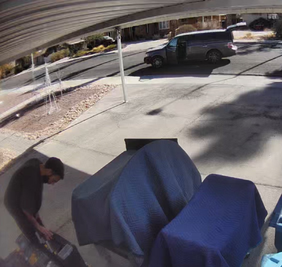 #stolen #magicprops #lasvegas trying to do  good give away a free ATA case (out on the street nowhere near the crime)  person went  into  carport &amp; stole part of my show.  If u see props, especially the table &amp; reddish wood box, I'd love to get them back. No questions asked.