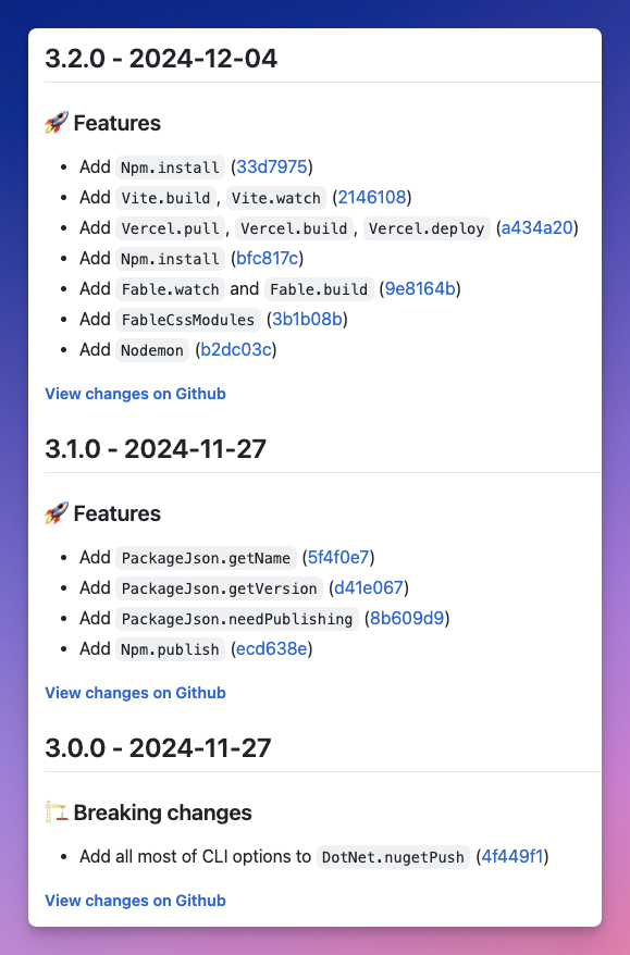 This week EasyBuild.Tools got several releases improving existing APIs and adding new CLI tools.

#fsharp #dotnet