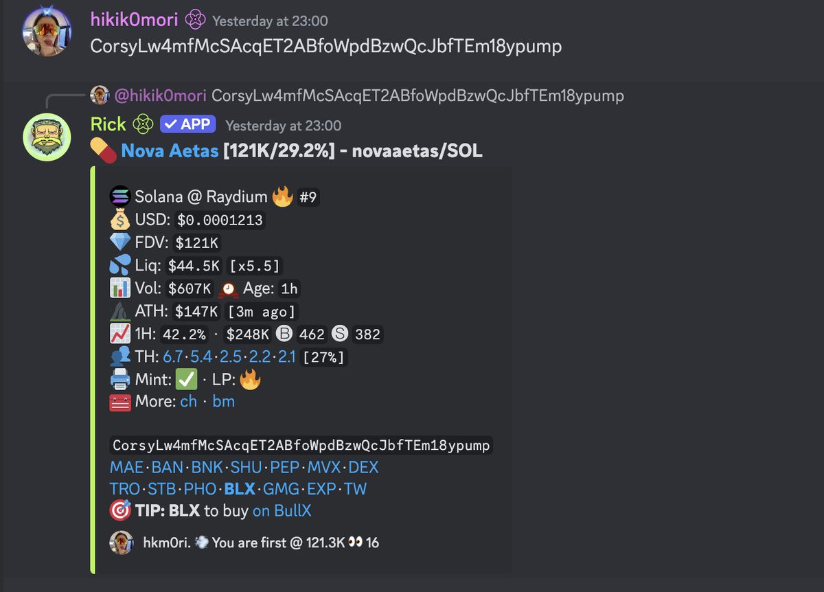 kitchen0x's tweet image. Cook, after cook, after cook, after cook...

$ASYM 91k &amp;gt; 8.2m (90x)
$KWANT 96k &amp;gt; 2.6m (27x)
$novaeetas 96k &amp;gt; 1.5m (12x)

And another conviction play...

$ALCH 313k &amp;gt; 113m (362x)

Retweet for an invite.