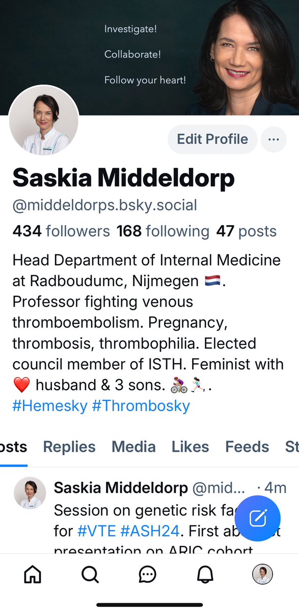 Saskia Middeldorp (@middeldorps) on Twitter photo Hi colleagues! For my updates on #VTE and #anticoagulation from #ASH24 - please come and join us on the other side 🦋. I have the same handle: <a href="/middeldorps/">Saskia Middeldorp</a>.bsky.social. Hi colleagues! For my updates on #VTE and #anticoagulation from #ASH24 - please come and join us on the other side 🦋. I have the same handle: <a href="/middeldorps/">Saskia Middeldorp</a>.bsky.social.