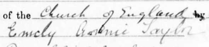 Can any handwriting experts help me out with this name please? Something Taylor. Thanks #genealogy #familyhistory